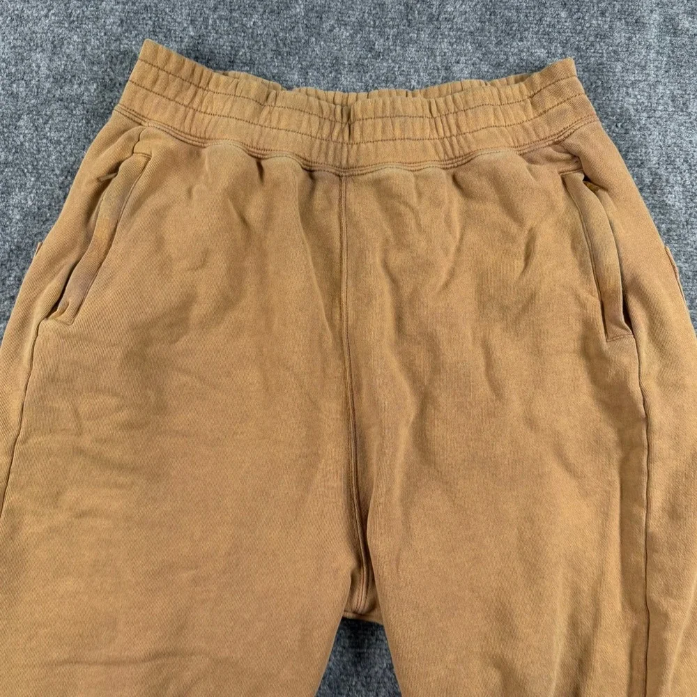 FP Movement Joggers Womens L Tan Drop Crotch French Terry Sweatpants Harem Yoga